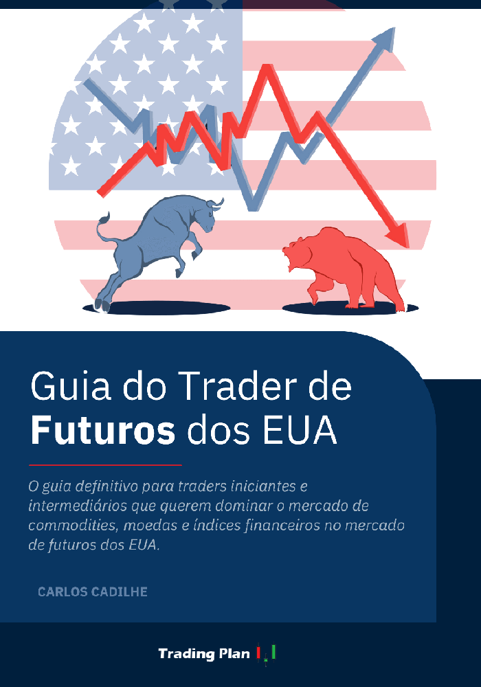 Capa do livro "Guia do Trader de Futuros dos EUA"de Carlos Cadilhe